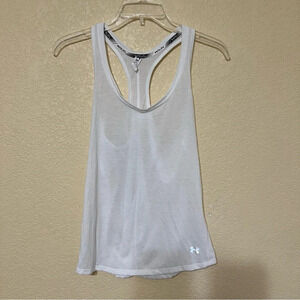 Under Armour Razorback White Tank Top Women’s Size Small
